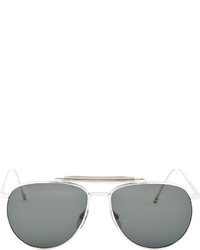 silberne Sonnenbrille von Thom Browne