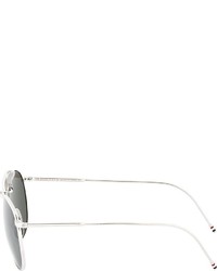 silberne Sonnenbrille von Thom Browne