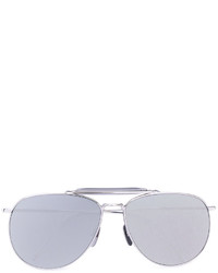 silberne Sonnenbrille von Thom Browne