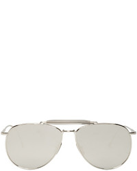 silberne Sonnenbrille von Thom Browne