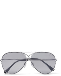 silberne Sonnenbrille von Tom Ford