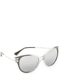 silberne Sonnenbrille von Versace
