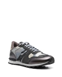 silberne Sportschuhe von Valentino Garavani