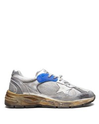 silberne Sportschuhe von Golden Goose