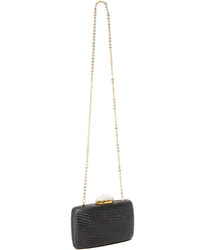 silberne Stroh Clutch von Kayu