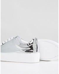 silberne Turnschuhe von Asos