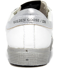 silberne Turnschuhe von Golden Goose Deluxe Brand