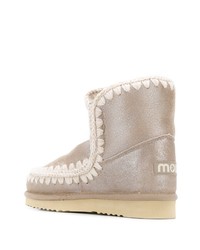 silberne Ugg Stiefel von Mou