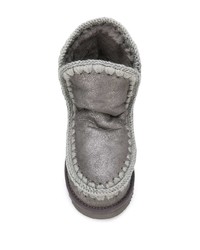 silberne Ugg Stiefel von Mou