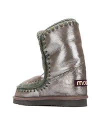 silberne Ugg Stiefel von Mou