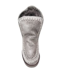 silberne Ugg Stiefel von Mou