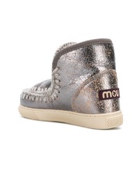 silberne Ugg Stiefel von Mou