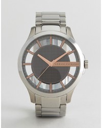 silberne Uhr von Armani Exchange