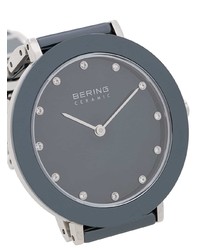 silberne Uhr von BERING