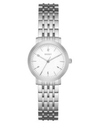 silberne Uhr von DKNY