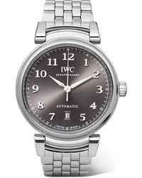 silberne Uhr von IWC SCHAFFHAUSEN