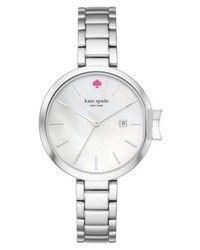 silberne Uhr von kate spade new york