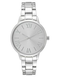 silberne Uhr von New Look