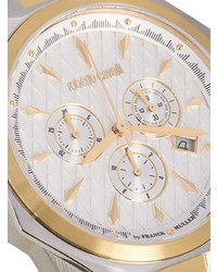 silberne Uhr von Roberto Cavalli