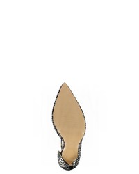 silberne Wildleder Pumps von Evita