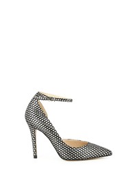 silberne Wildleder Pumps von Evita