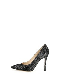 silberne Wildleder Pumps von Evita