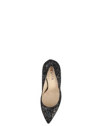 silberne Wildleder Pumps von Evita