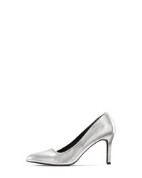 silberne Wildleder Pumps von Lascana