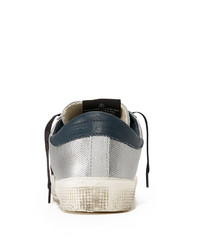 silberne Wildleder Turnschuhe von Golden Goose Deluxe Brand