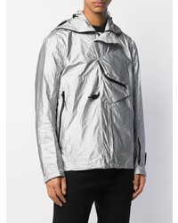 silberne Windjacke von CP Company