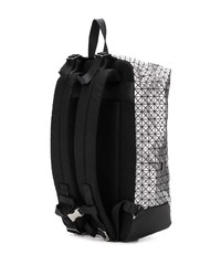 silberner Leder Rucksack von Bao Bao Issey Miyake