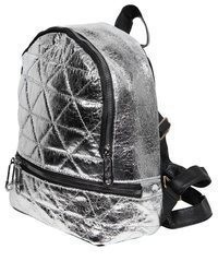 silberner Leder Rucksack von Cham Cham
