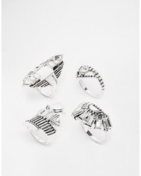 silberner Ring von Aldo