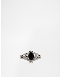 silberner Ring von Stone Rose