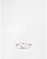 silberner Ring von Swarovski