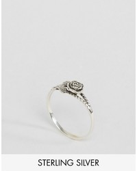 silberner Ring von Reclaimed Vintage