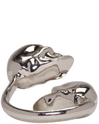 silberner Ring von Alexander McQueen