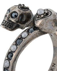 silberner Ring von Alexander McQueen