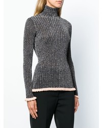 silberner Rollkragenpullover von Chloé