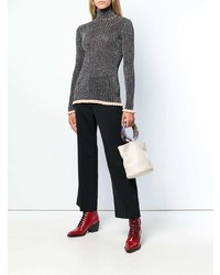 silberner Rollkragenpullover von Chloé