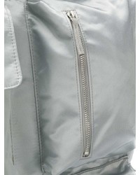 silberner Rucksack von Raf Simons