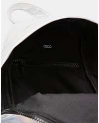 silberner Rucksack von Asos