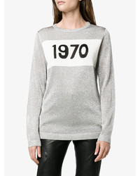 silberner Strick Pullover von Bella Freud