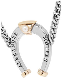 silbernes Armband von Alexander McQueen