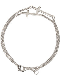 silbernes Armband von DSQUARED2