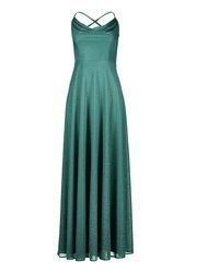 silbernes Ballkleid von Vera Mont