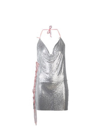 silbernes Camisole-Kleid aus Pailletten von Neith Nyer