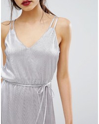 silbernes Camisole-Kleid von Oasis
