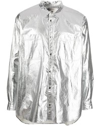 silbernes Langarmhemd von Isabel Marant