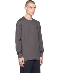 silbernes Langarmshirt von Fred Perry